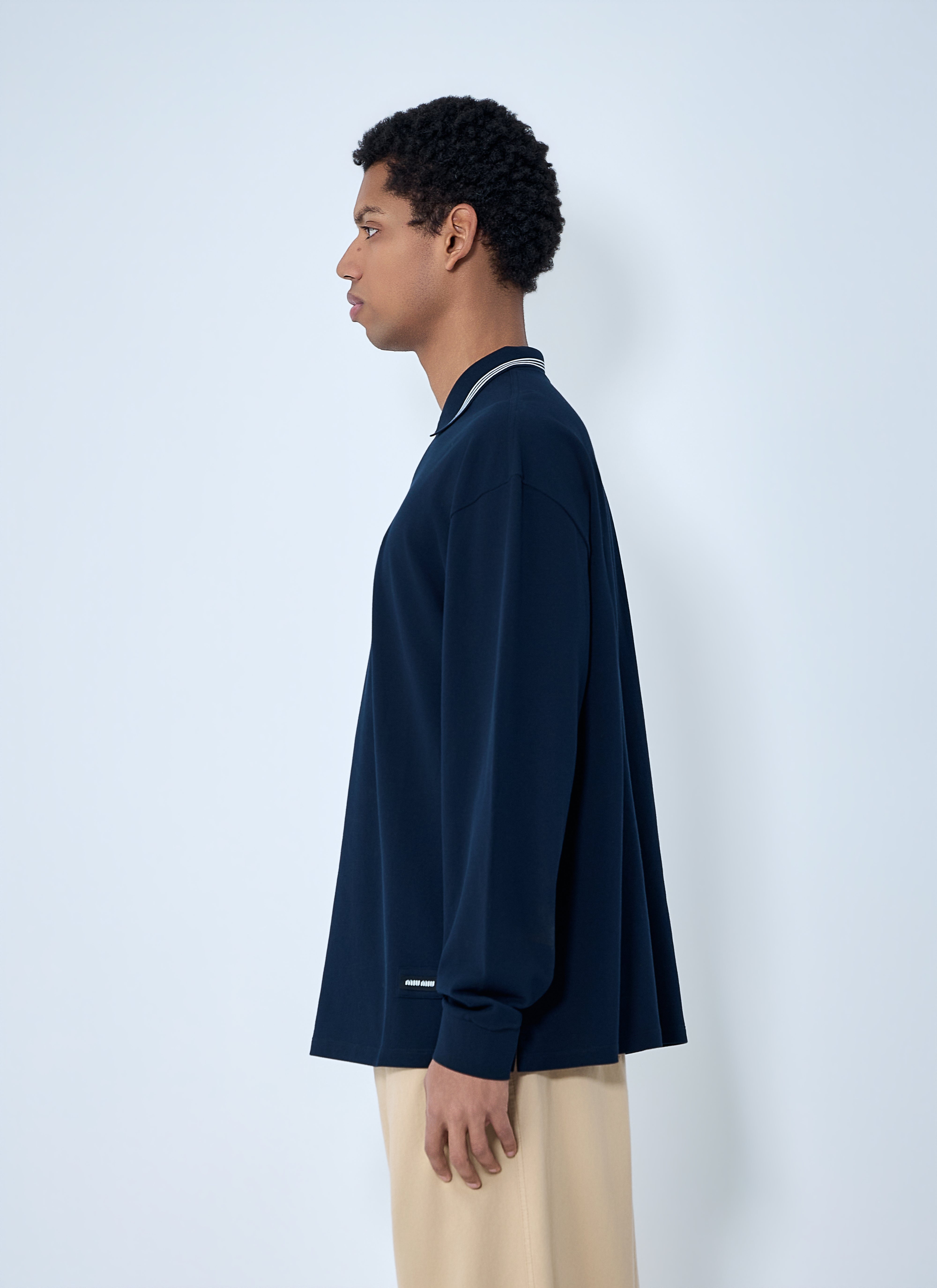 Miu Miu Men Half-Zip Polo Shirt – Bluefly