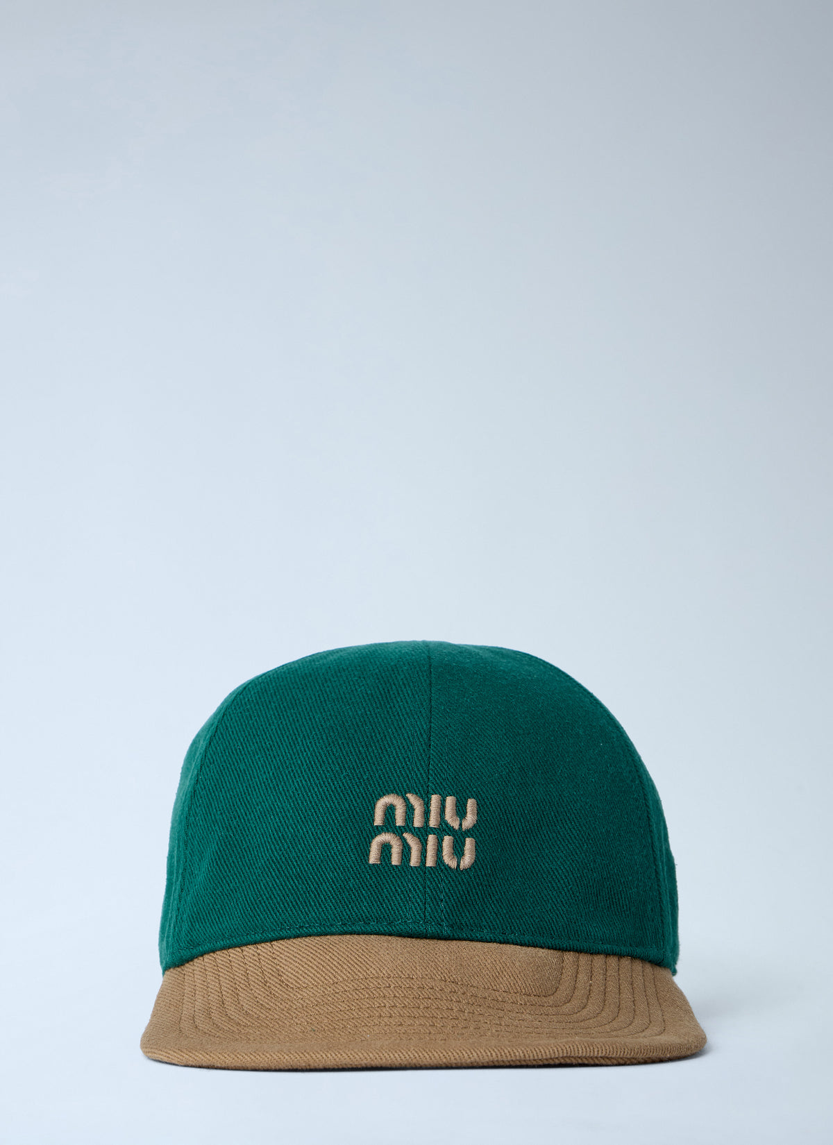 Miu Miu Miu Miu Men Logo Motif Baseball Cap
