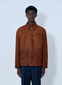 Miu Miu Men Suede Zip Jacket