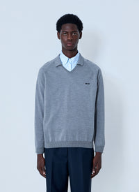 Miu Miu Men V-Neck Knit Sweater