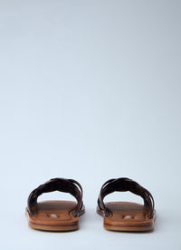 Miu Miu Men Woven Leather Sandals
