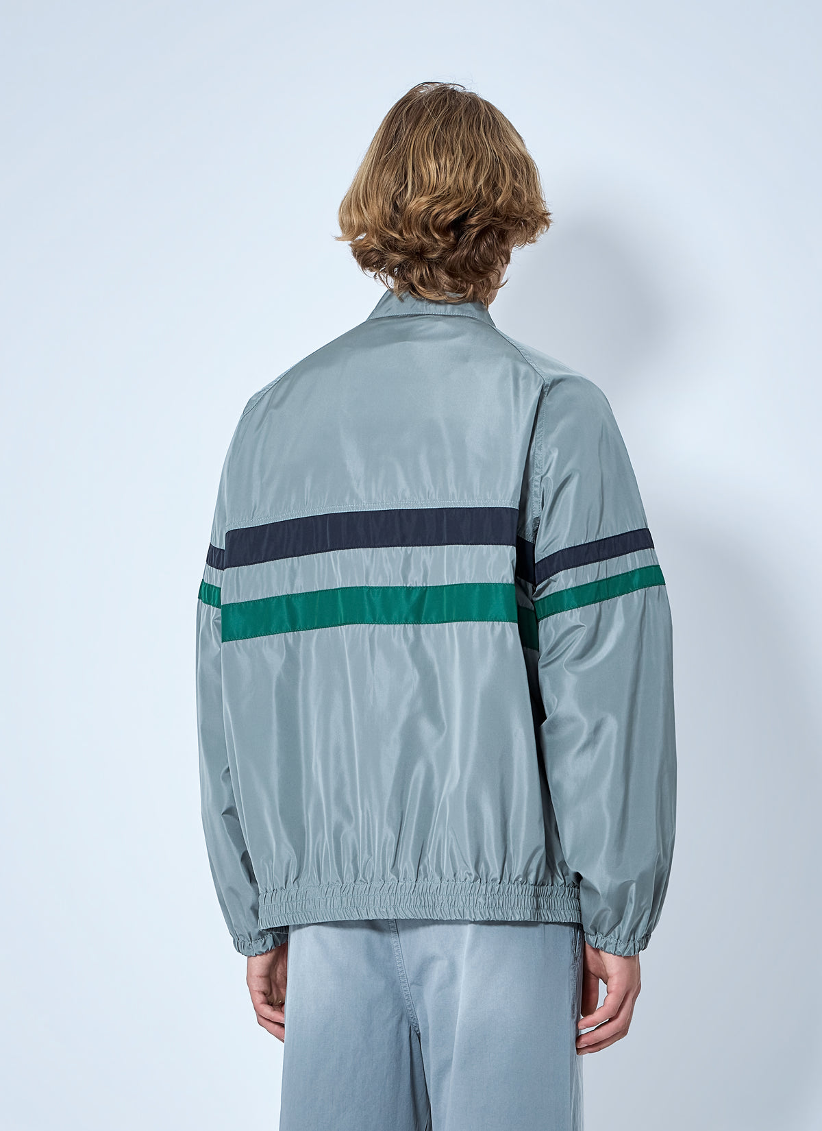 Miu Miu Miu Miu Men Technical Silk Blouson Jacket