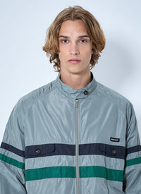 Miu Miu Miu Miu Men Technical Silk Blouson Jacket