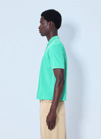 Miu Miu Men Cotton Piqué Polo Shirt