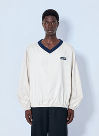 Miu Miu Men Technical Pongé Sweatshirt
