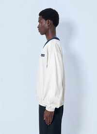 Miu Miu Men Technical Pongé Sweatshirt