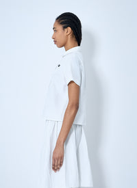 Miu Miu Women Logo Patch Shirt