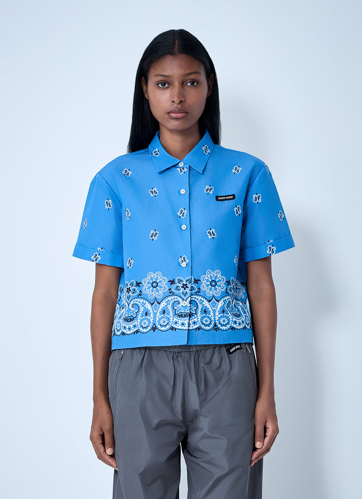 Miu Miu Miu Miu Women Bandana Shirt