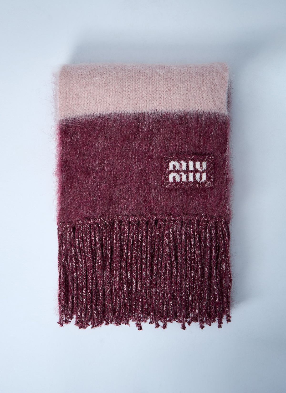 Miu Miu Miu Miu Women Logo Motif Scarf