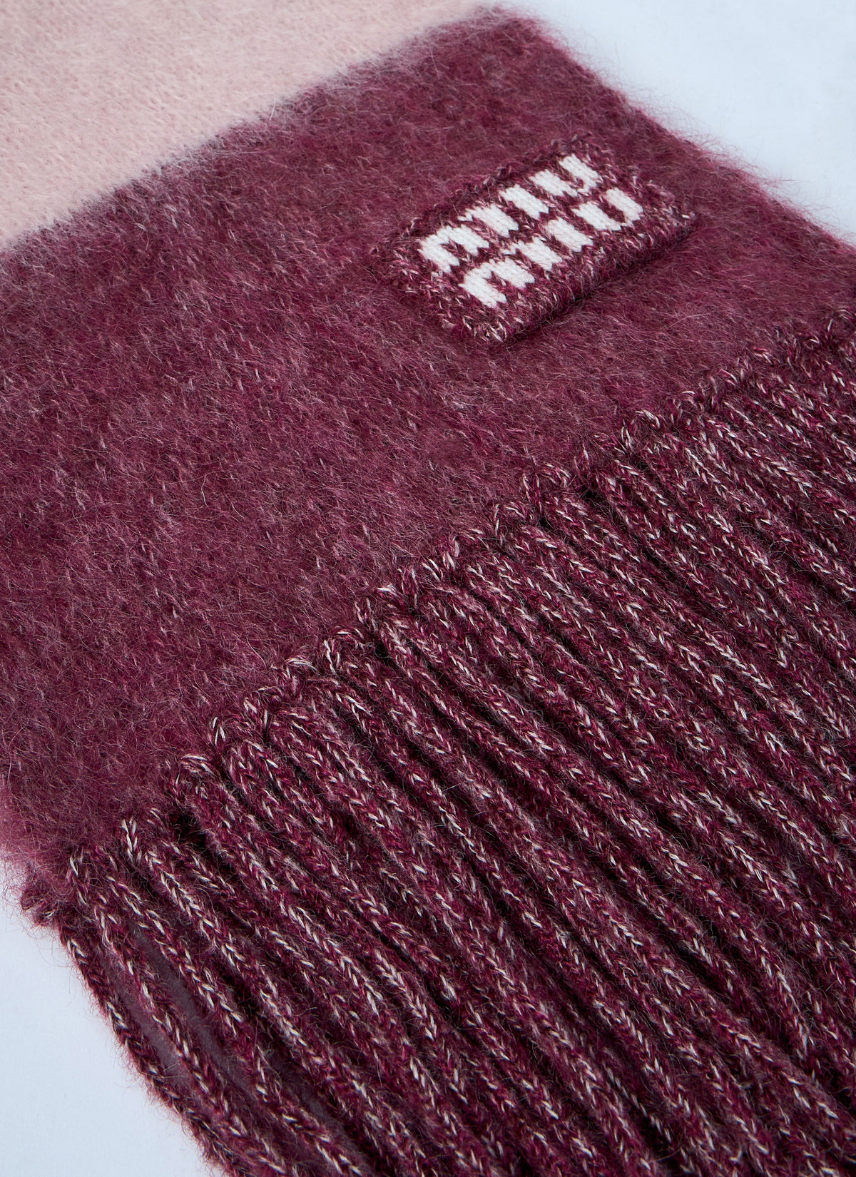 Miu Miu Miu Miu Women Logo Motif Scarf