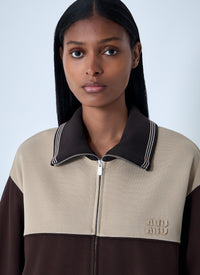 Miu Miu Miu Miu Women Contrast Panel Jacket