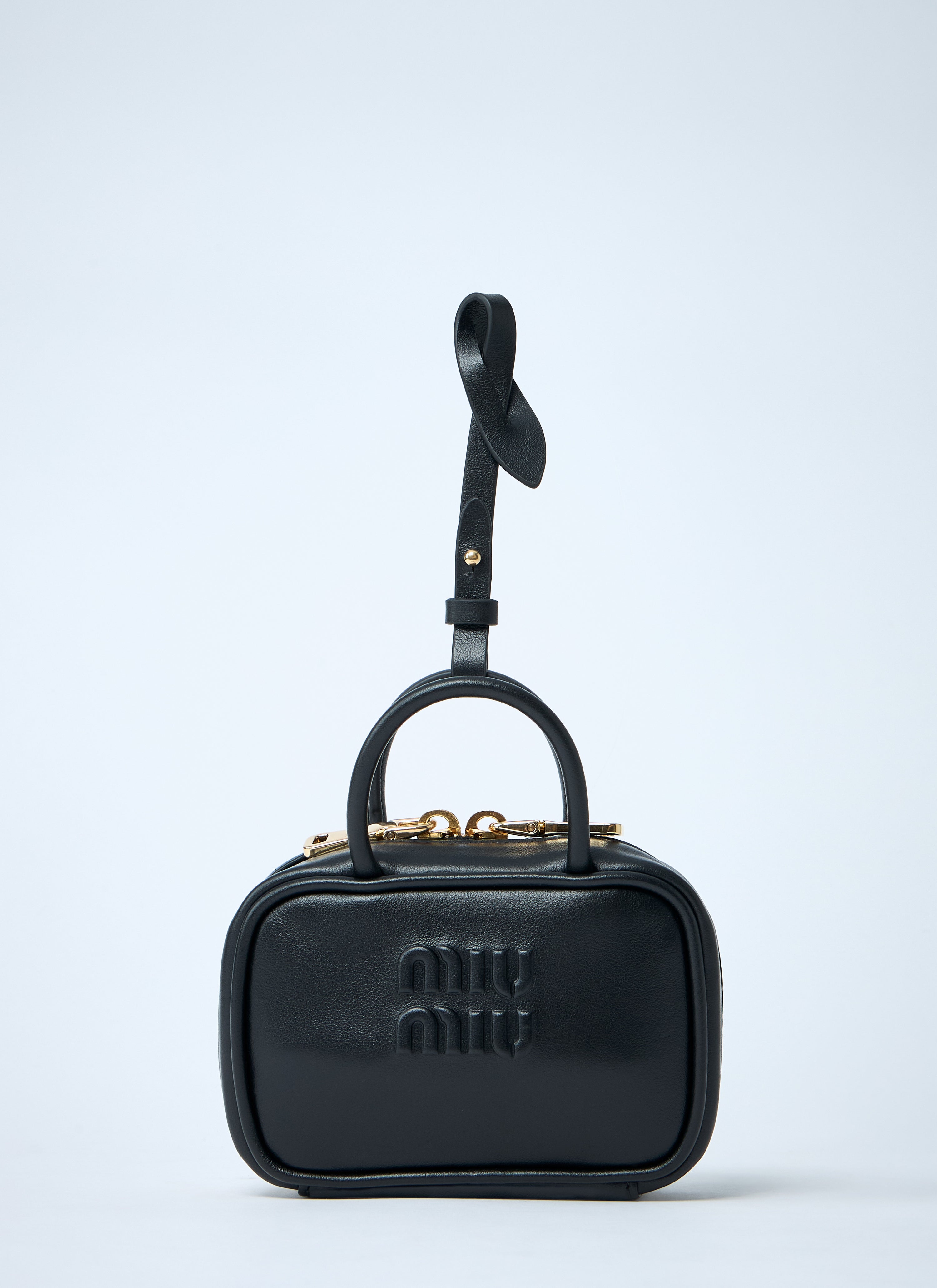 Miu Miu Women Micro Beau Leather Bag