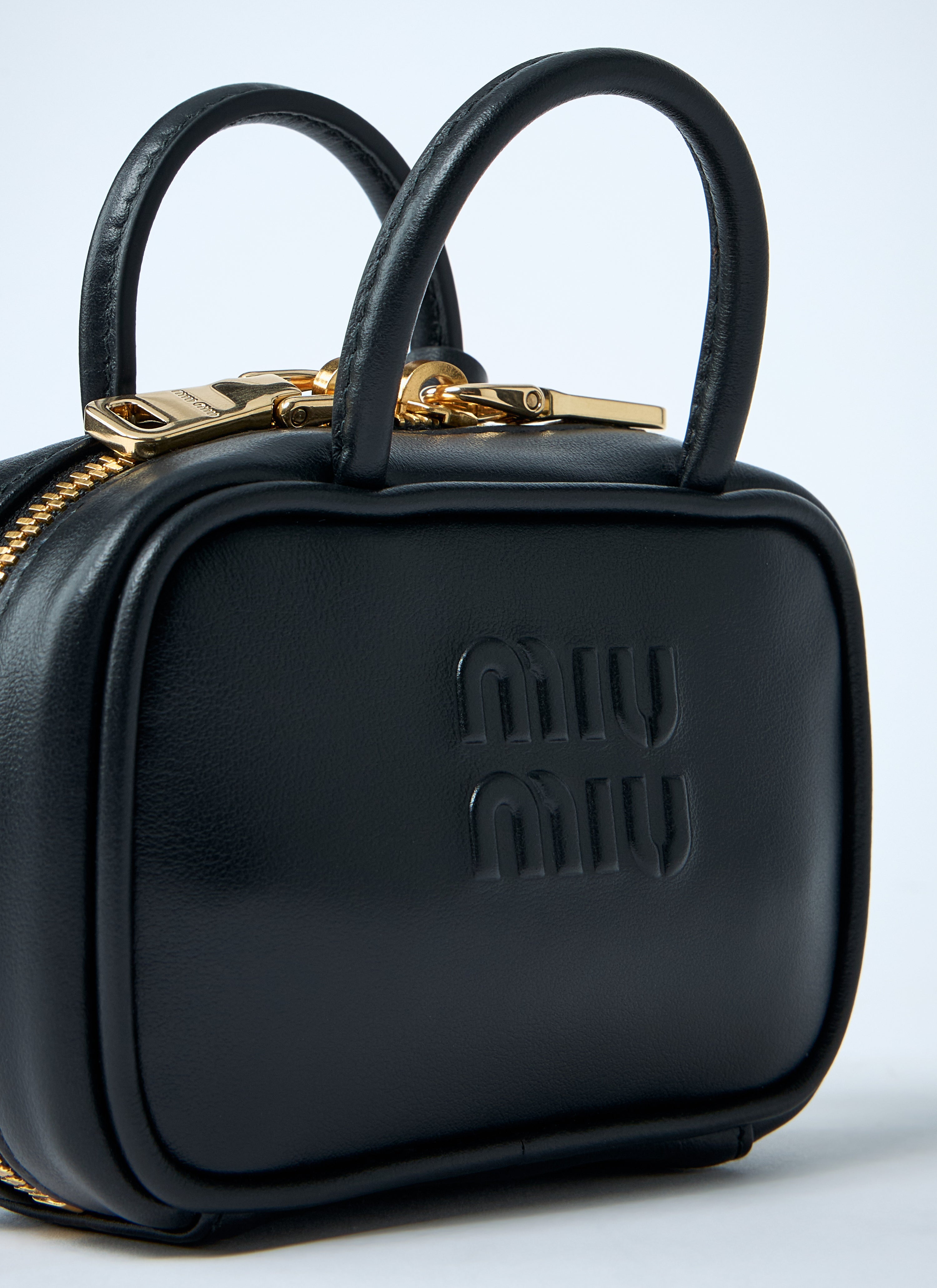 Miu Miu Women Micro Beau Leather Bag
