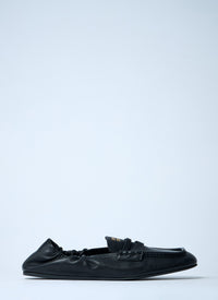 Miu Miu Women Logo Motif Leather Loafers