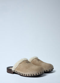 Miu Miu Women Suede Clogs