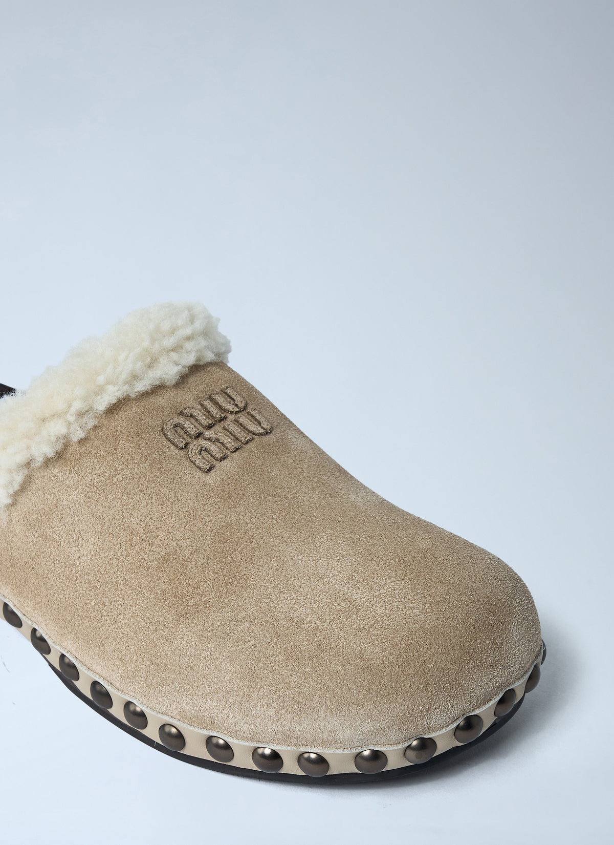 Miu Miu Women Suede Clogs