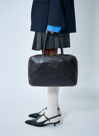 Miu Miu Women Beau Leather Handbag