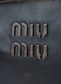 Miu Miu Women Beau Leather Handbag