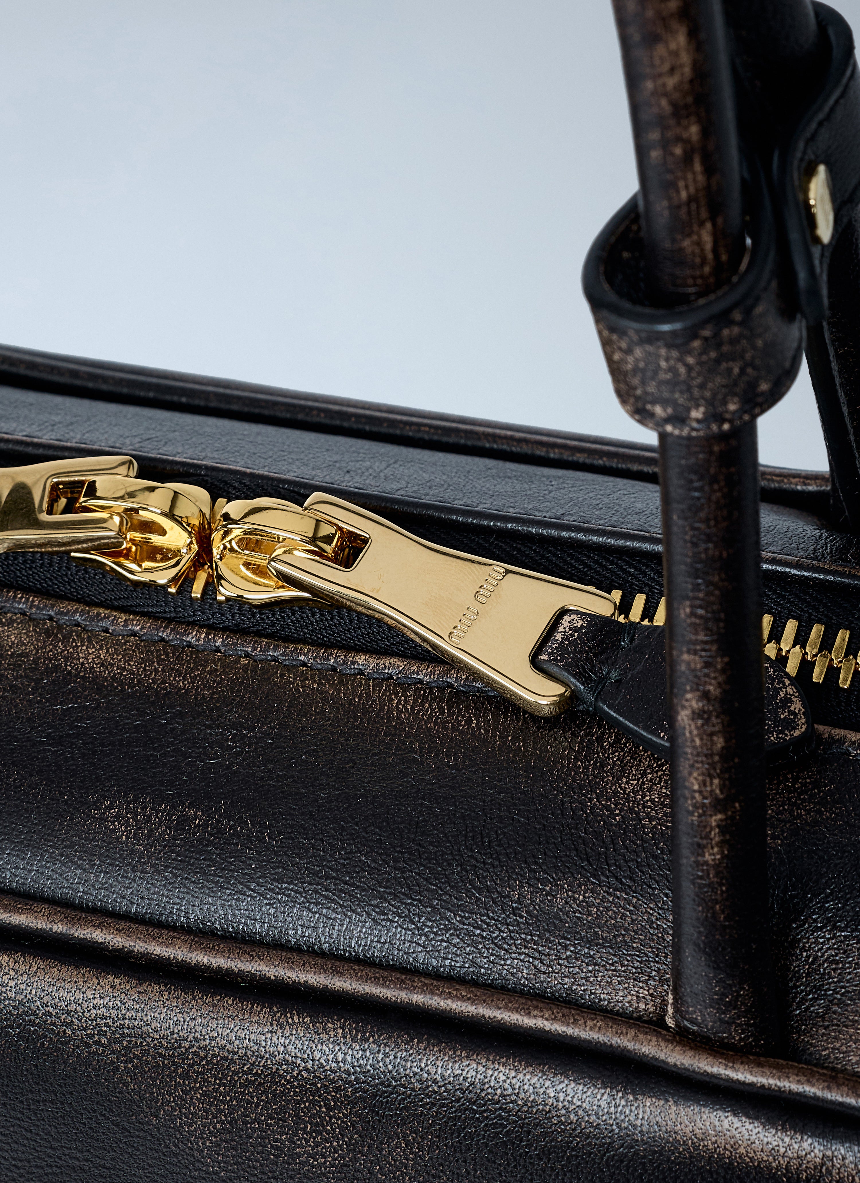 Miu Miu Women Beau Leather Handbag