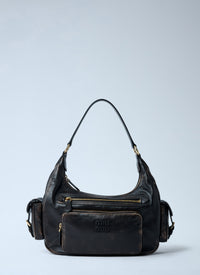Miu Miu Women Pocket Leather Shoulder Bag