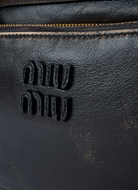 Miu Miu Women Pocket Leather Shoulder Bag