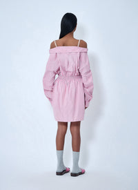 Miu Miu Women Striped Poplin Dress
