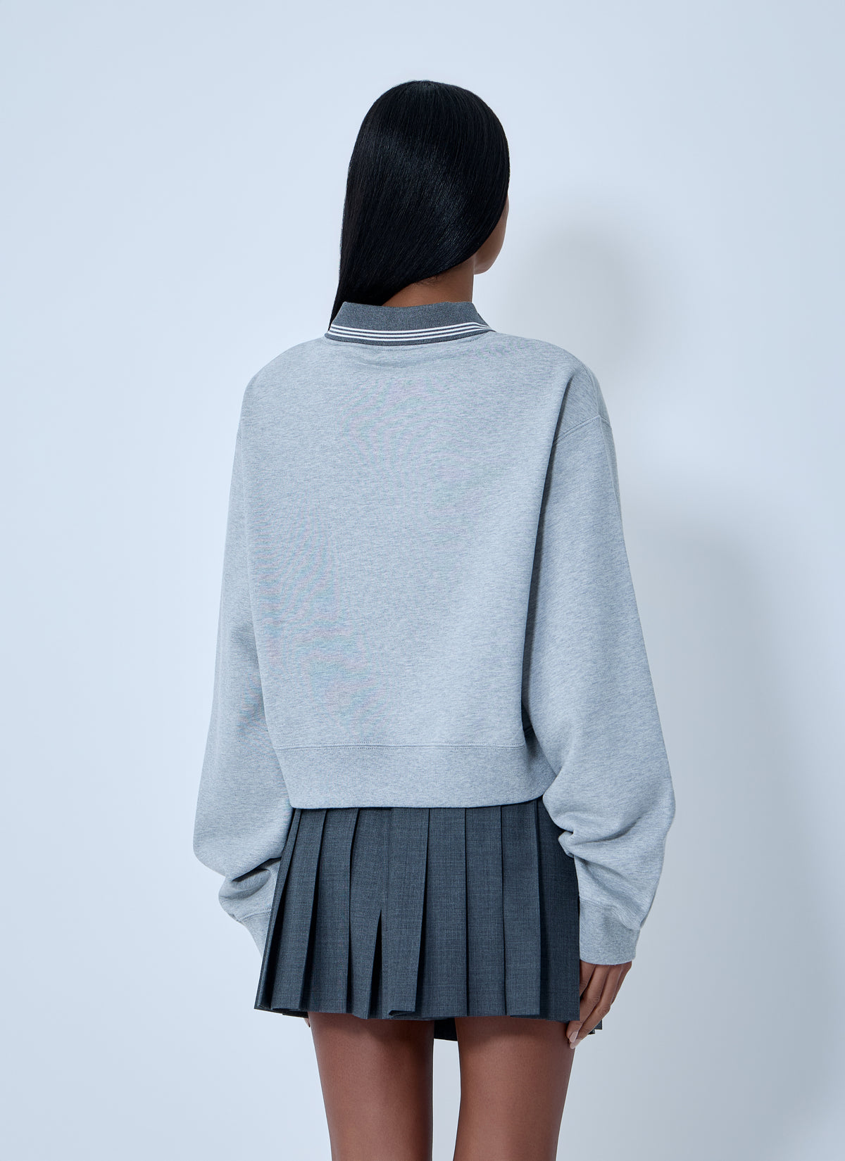 Miu Miu Miu Miu Women Logo Motif Fleece Sweatshirt
