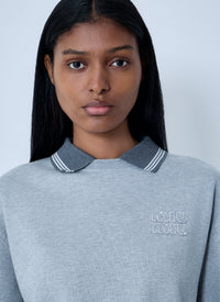Miu Miu Miu Miu Women Logo Motif Fleece Sweatshirt