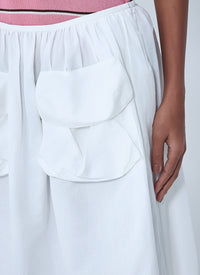 Miu Miu Women Gathered Skirt
