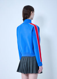 Miu Miu Miu Miu Women Technical Yarn Zipper Sweatshirt