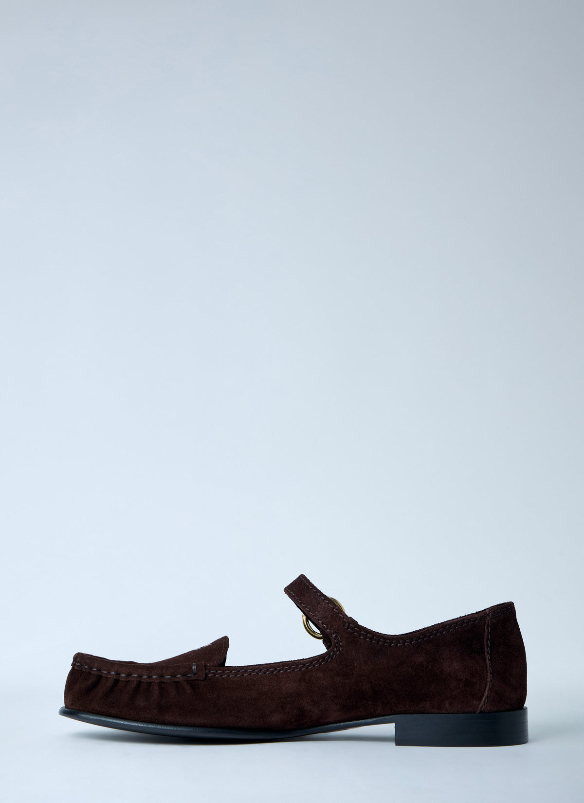 Miu Miu Women Suede Mary Jane Loafers