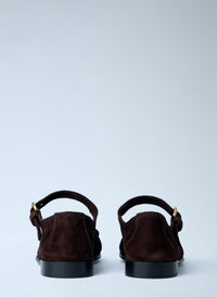 Miu Miu Women Suede Mary Jane Loafers