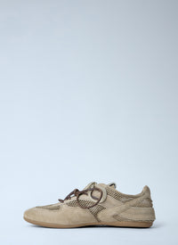 Miu Miu Women Rope And Suede Sneakers