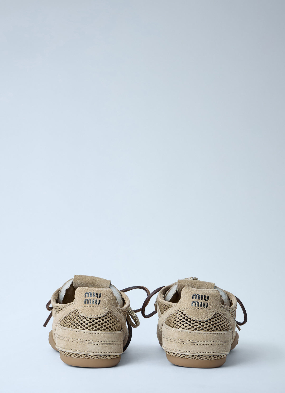 Miu Miu Women Rope And Suede Sneakers