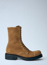 Miu Miu Women Faded Unlined Suede Boots