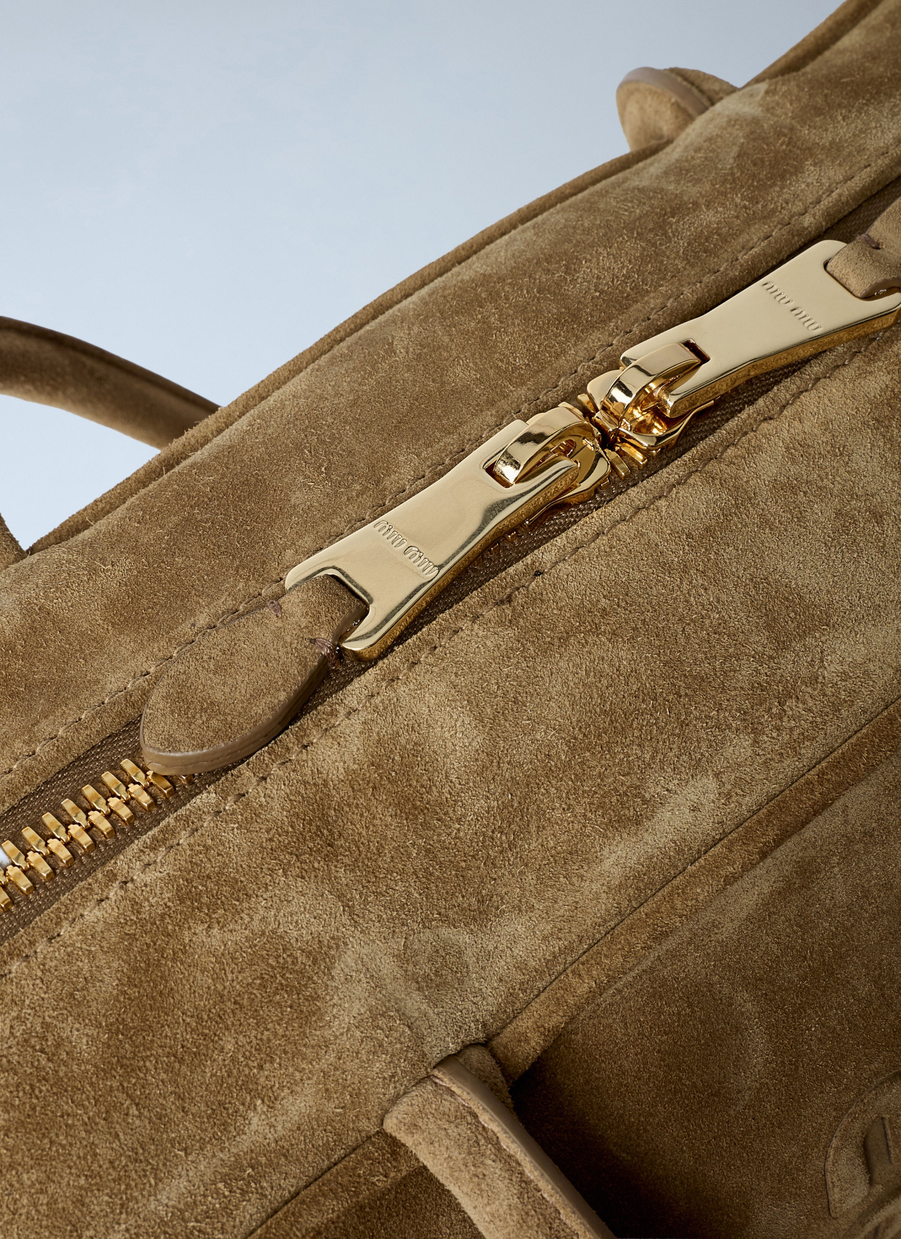 Miu Miu Women Suede Beau Handbag