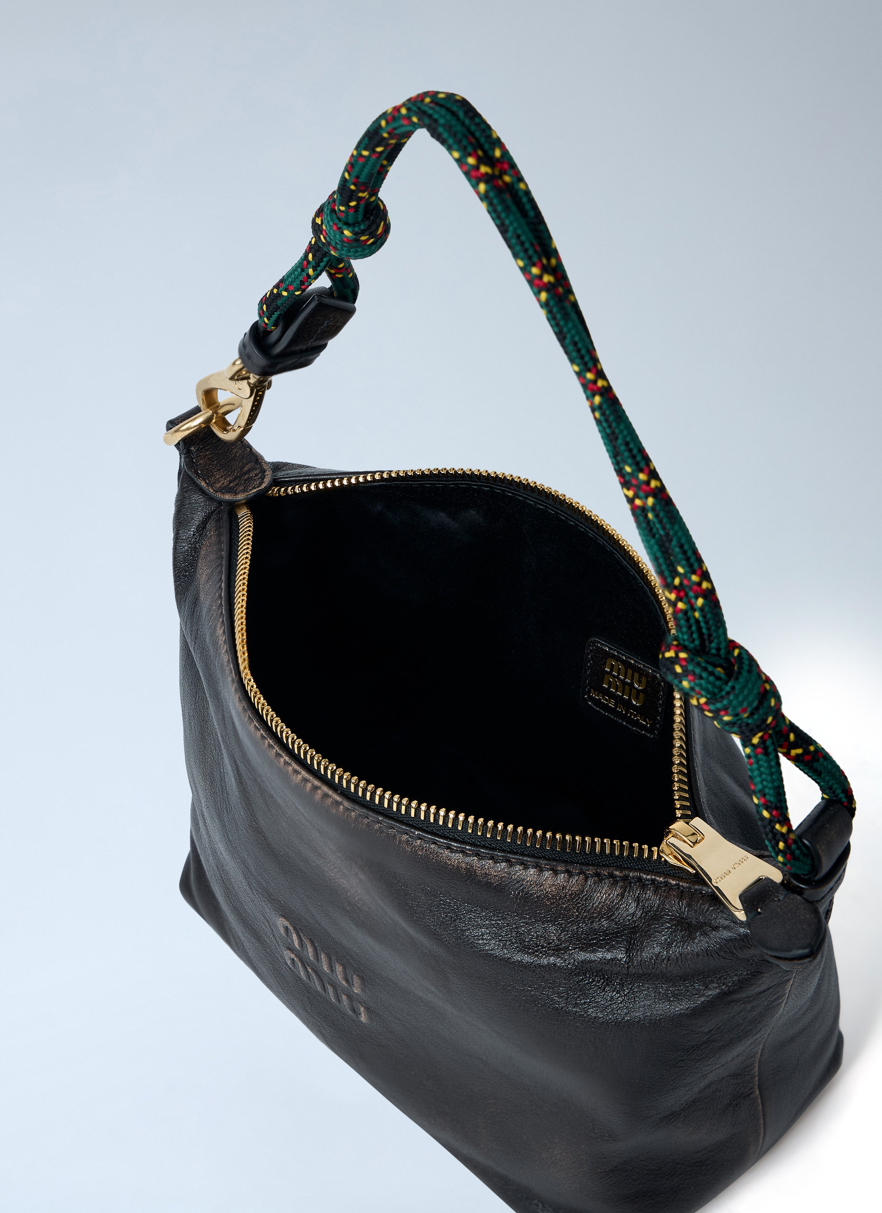 Miu Miu Women Logo Motif Pouch Shoulder Bag