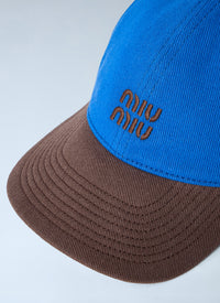 Miu Miu Women Logo Motif Baseball Cap