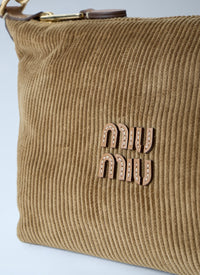 Miu Miu Women Velvet Shoulder Bag