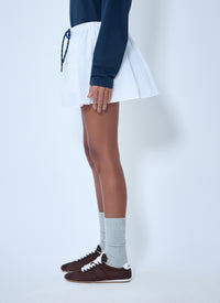 Miu Miu Women Drawstring Pocket Mini Skirt