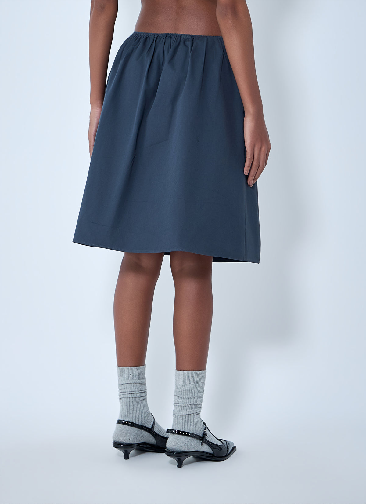 Miu Miu Women Elasticated Waist A-Line Skirt