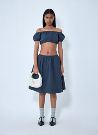 Miu Miu Miu Miu Women Off-Shoulder Crop Top