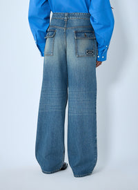 Miu Miu Miu Miu Women Cargo Denim Jeans