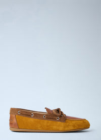 Miu Miu Women Suede Boat Shoes