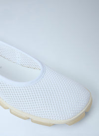 Miu Miu Women Mesh Slip-On Flats