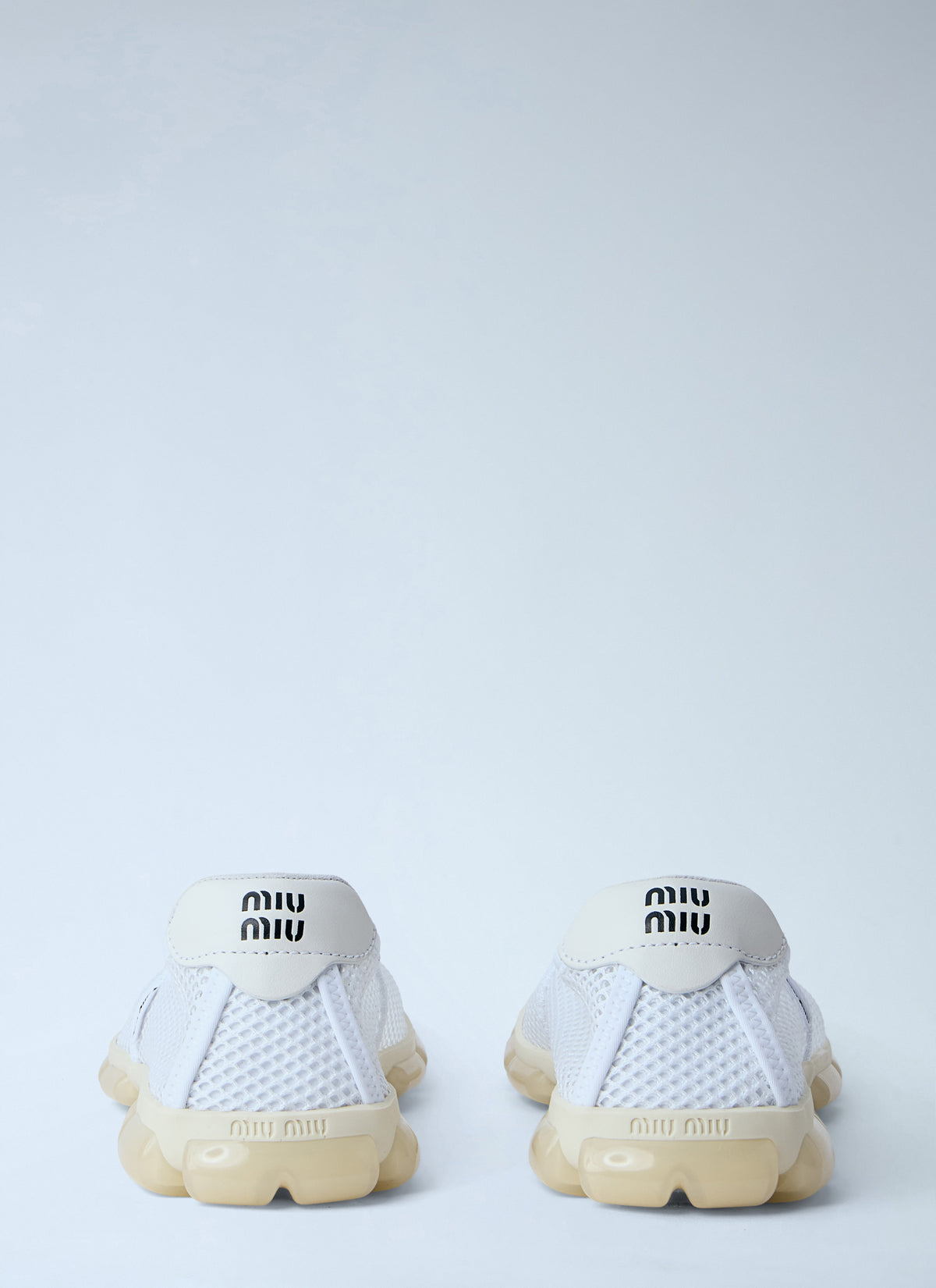 Miu Miu Women Mesh Slip-On Flats