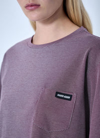 Miu Miu Women Jacquard Jersey T-Shirt