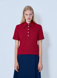 Miu Miu Women Jersey Polo Shirt