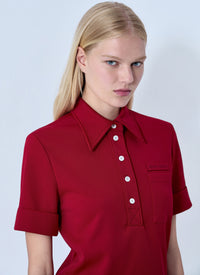 Miu Miu Women Jersey Polo Shirt