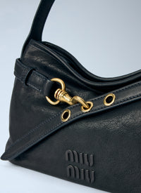 Miu Miu Women Adventure Nappa Leather Shoulder Bag